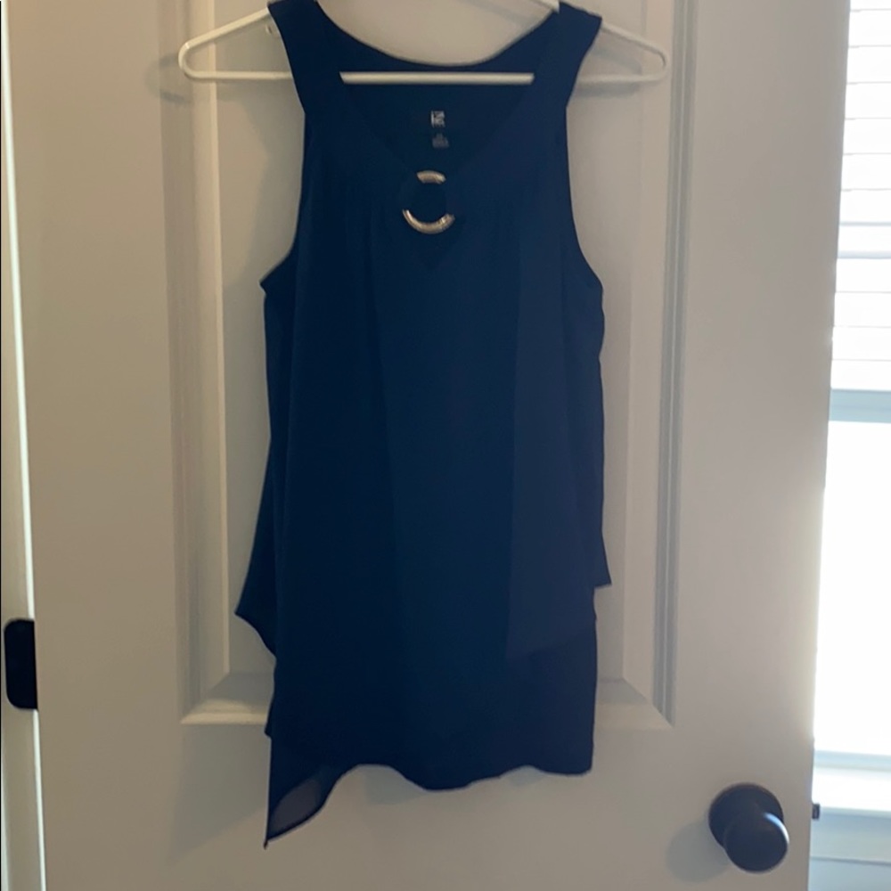 Dressy sleeveless blouse